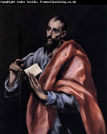 GRECO, El Apostle St Paul